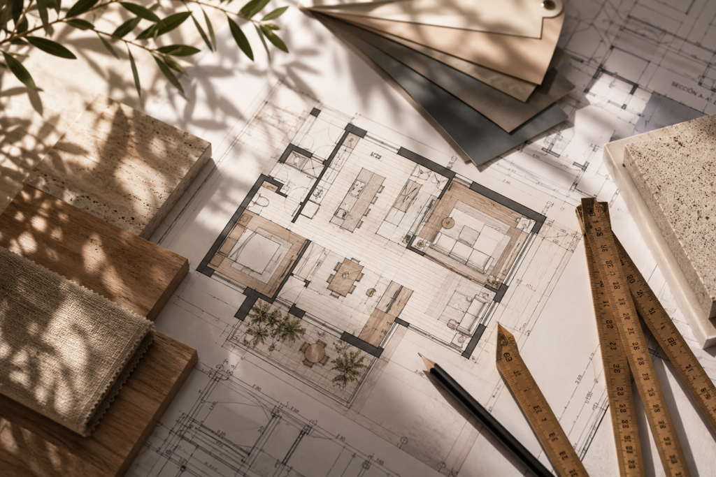 Vivienda contemporánea diseñada para maximizar la luz natural y la sensación de amplitud